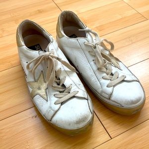 Excellent condition Golden Goose Superstar sneakers size 7